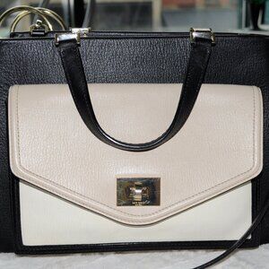 Kate Spade Black and Cream Satchel